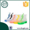 hembra producto caliente crema color jalea americano bajo corte rainboots chanclos B-817